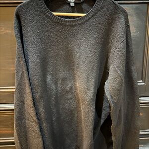 DKNY Men's Black Crewneck Sweater